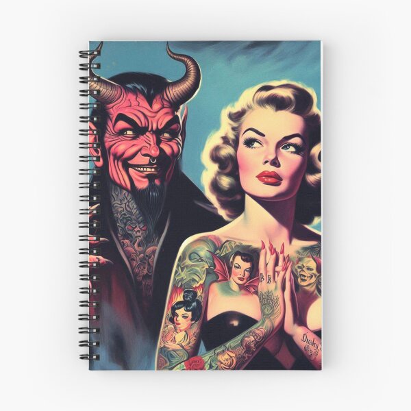 Item preview, Retrp Devilish Woman designed and sold by PulpVintage.