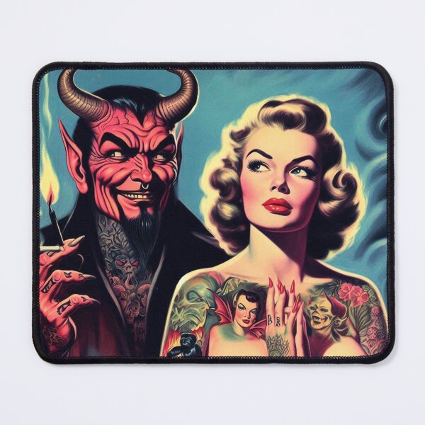 Item preview, Retrp Devilish Woman designed and sold by PulpVintage.