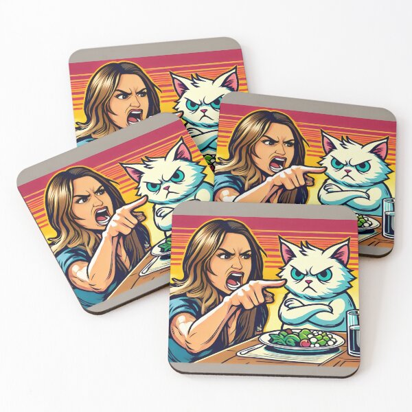 Item preview, Woman yelling at cat meme designed and sold by WildWaveStylez.