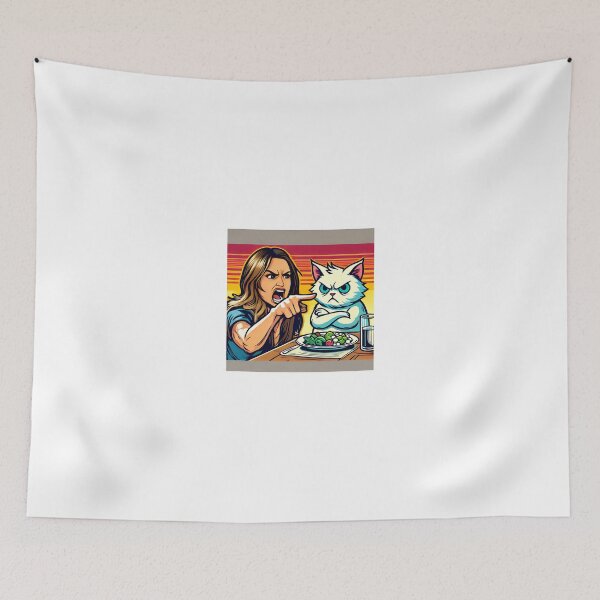 Item preview, Woman yelling at cat meme designed and sold by WildWaveStylez.