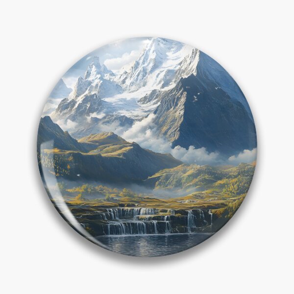 Item preview, Beautiful Mountain Landscape View designed and sold by CoolMantras.