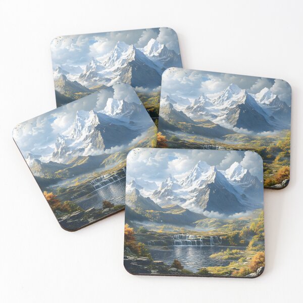 Item preview, Beautiful Mountain Landscape View designed and sold by CoolMantras.