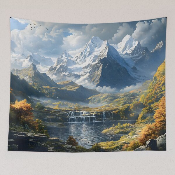 Item preview, Beautiful Mountain Landscape View designed and sold by CoolMantras.