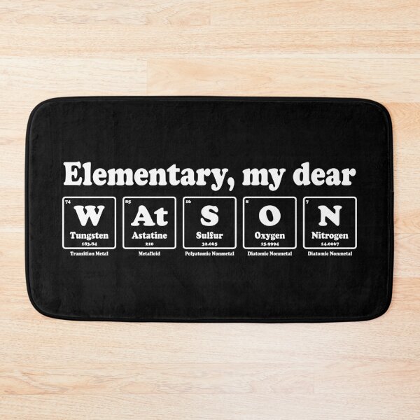 Item preview, Elementary, My Dear Watson – Gift for Nerdy Sherlock Holmes Fans designed and sold by ScienceCorner.
