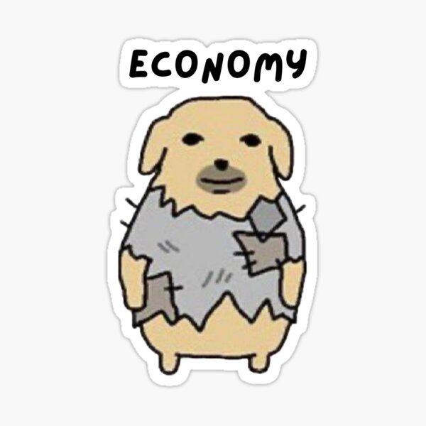 Item preview, homeless dog bad economy inflation go boom designed and sold by nuttybear.