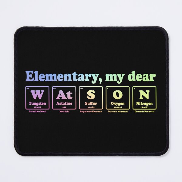 Item preview, Elementary, My Dear Watson – Gift for Nerdy Sherlock Holmes Fans designed and sold by ScienceCorner.