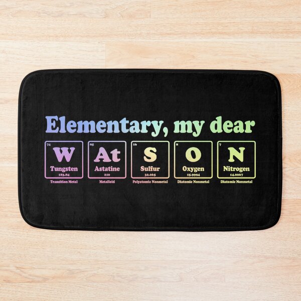 Item preview, Elementary, My Dear Watson – Gift for Nerdy Sherlock Holmes Fans designed and sold by ScienceCorner.