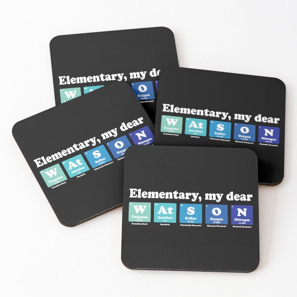 Item preview, Elementary, My Dear Watson – Gift for Nerdy Sherlock Holmes Fans designed and sold by ScienceCorner.