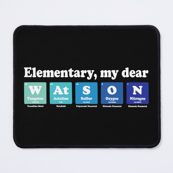 Item preview, Elementary, My Dear Watson – Gift for Nerdy Sherlock Holmes Fans designed and sold by ScienceCorner.