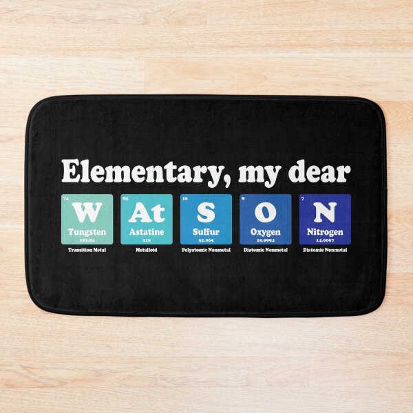 Item preview, Elementary, My Dear Watson – Gift for Nerdy Sherlock Holmes Fans designed and sold by ScienceCorner.