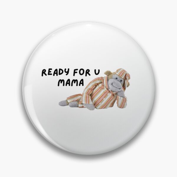 Item preview, ready for u mama flirty sock monkey designed and sold by nuttybear.