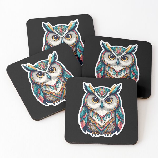 Item preview, Owl Adorned With Bohemian Patterns designed and sold by Lithuane.