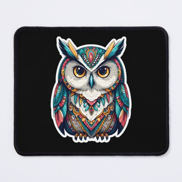 Item preview, Owl Adorned With Bohemian Patterns designed and sold by Lithuane.