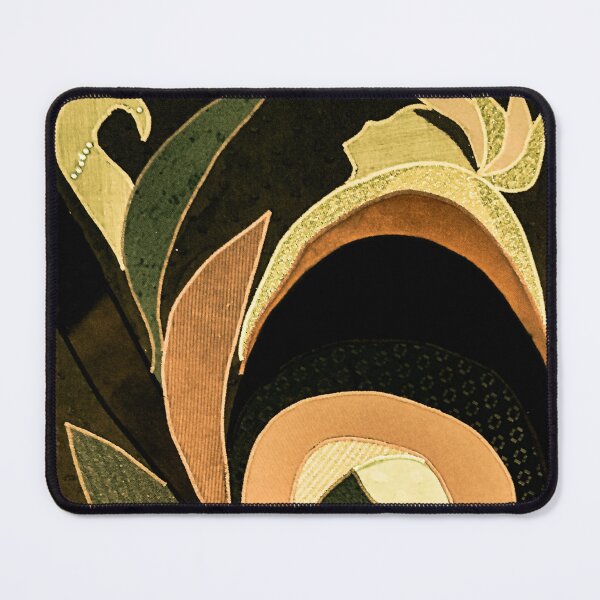 Item preview, Abstract textile graphics with organic shapes and earth tones" designed and sold by Monschein.
