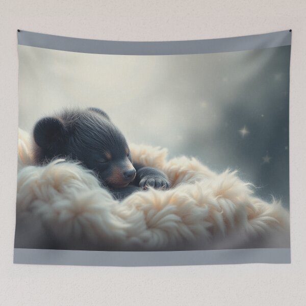 Item preview, Sleeping Black Bear Cub designed and sold by Skye Ryan-Evans.