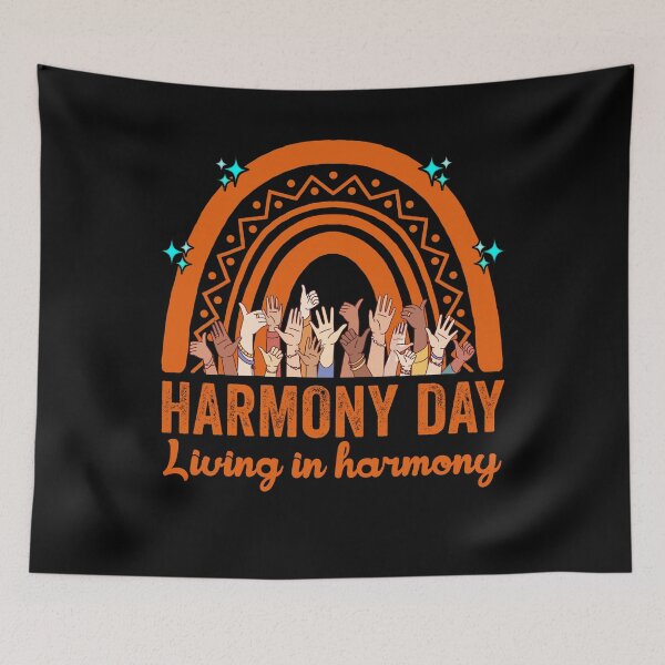 Item preview, Aussie Harmony Day 2025 living in hARMONY orange Clothes, Apparel and Gifts Men Woman Kids designed and sold by Taylor  ART.