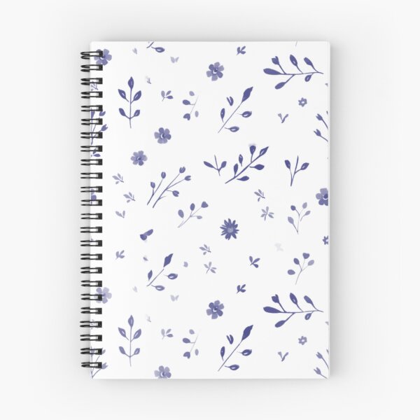 Item preview, Whispy Navy Blue Floral Pattern designed and sold by Our Bible Journey.
