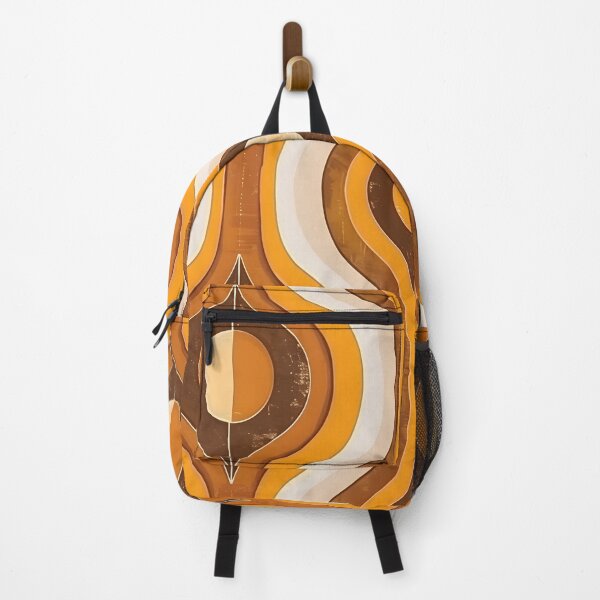 Item preview, Abstract Brown Orange Symmetric Retro Pattern designed and sold by CoolMantras.