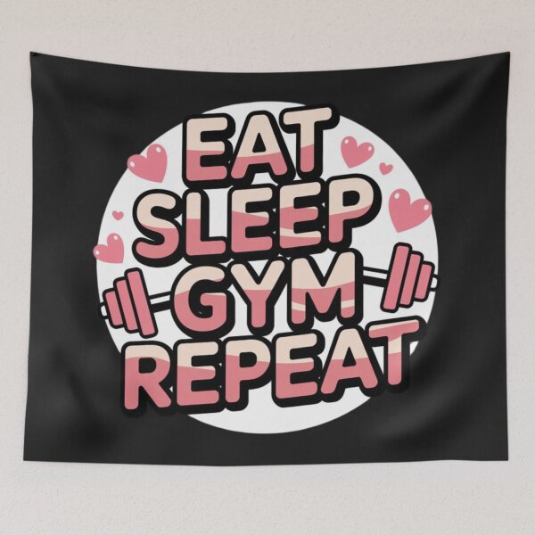 Item preview, Eat, Sleep, Gym, Repeat designed and sold by 123ks.