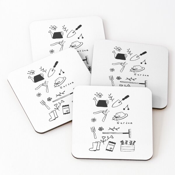 Item preview, Garden Beauty: Clean Line Art for Nature Lovers designed and sold by RM-Journey.