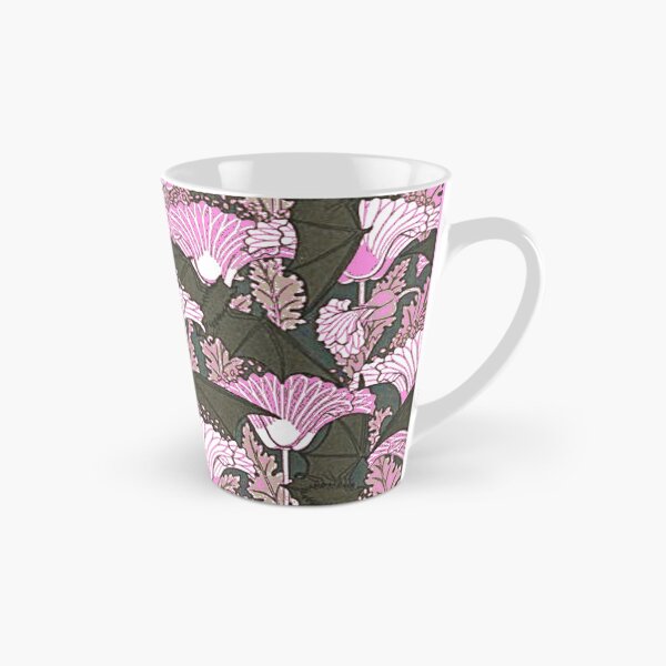 Item preview, VINTAGE GREY BATS & PINK LILIES ART designed and sold by sharlesart.