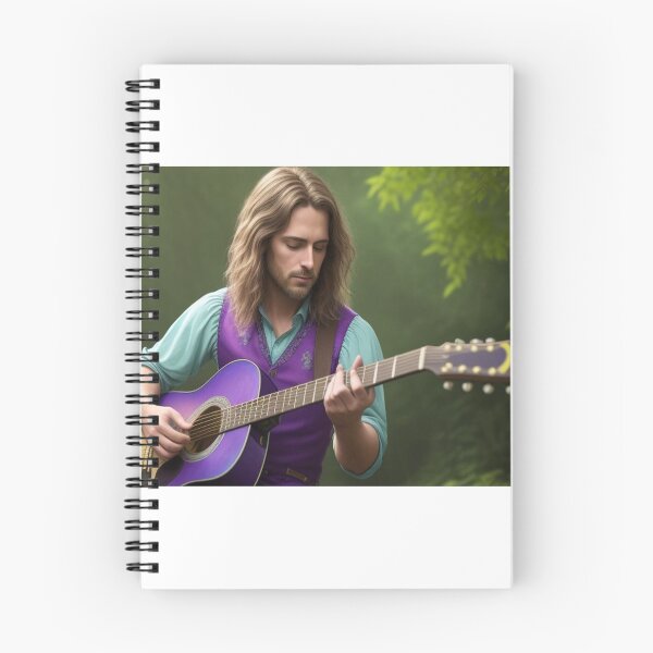 Item preview, Man Playing Guitar In The Woods designed and sold by highplacidity.