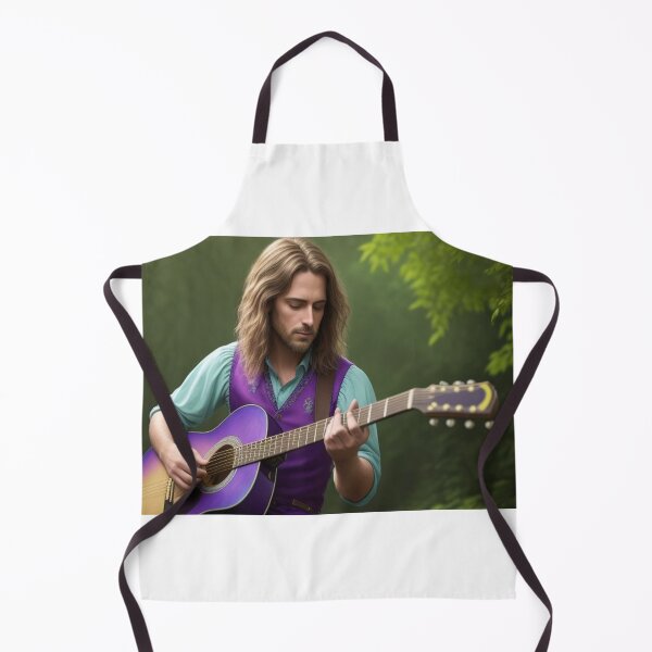 Item preview, Man Playing Guitar In The Woods designed and sold by highplacidity.
