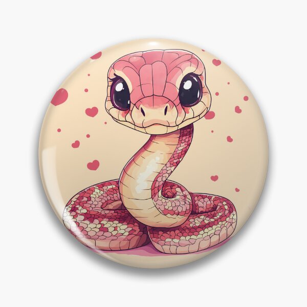 Item preview, Red Snake Valentine's Day designed and sold by LarkspurAndTea.