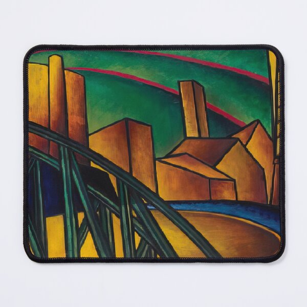 Item preview, Landscape With Bridge At Óbuda Hajógyár László Moholy-nagy designed and sold by irynaartbyim.
