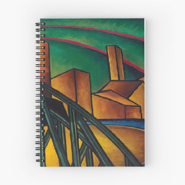 Item preview, Landscape With Bridge At Óbuda Hajógyár László Moholy-nagy designed and sold by irynaartbyim.