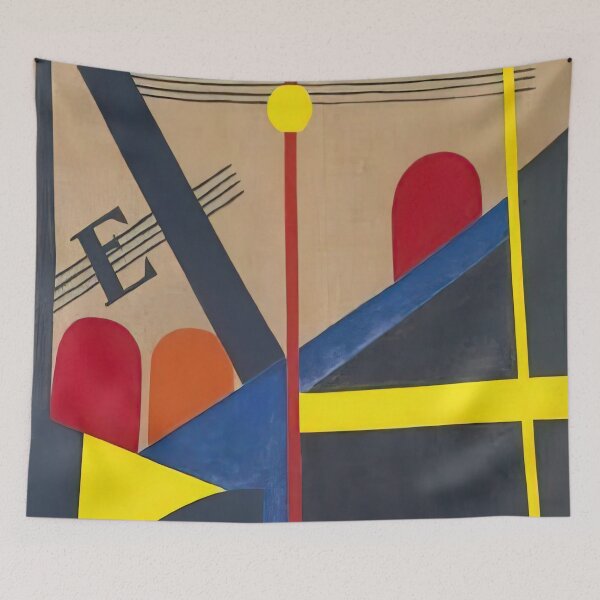 Item preview, Large Painting Of The Railroad (2) László Moholy-nagy designed and sold by irynaartbyim.