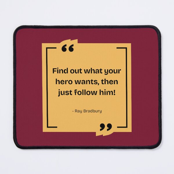 Item preview, Ray Bradbury Writing Advice Quote designed and sold by CMB-Editing.