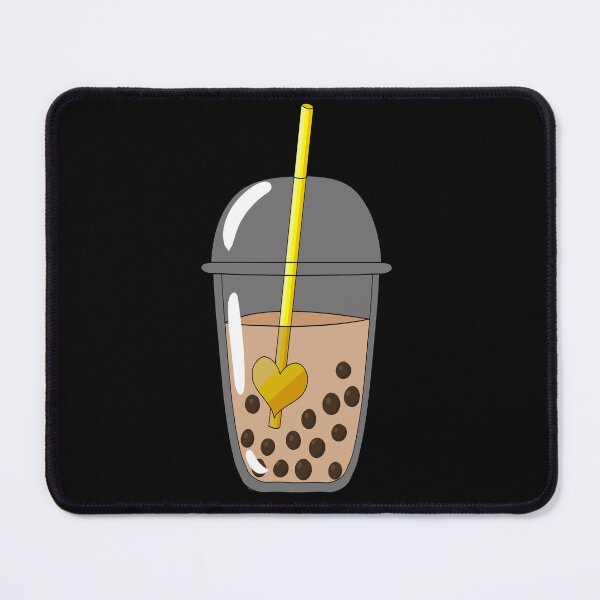 Item preview, Boba with heart straw designed and sold by SillyHippieGirl.