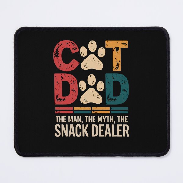 Item preview, Cat Dad The Man The Myth The Snack Dealer Tee, Best Cat Dad Ever Tee, Cat Dad shirt, Pet Lover Tee, Cat Lover Tee, Cat Owner T-shirt, Snack Dealer Tee designed and sold by TrendPrinter.