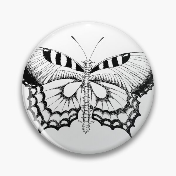 Item preview, Skeleton Butterfly Spine Death Moth Tattoo designed and sold by laurenvan-tattoo.