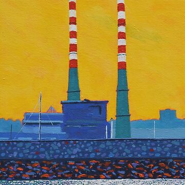 Artwork thumbnail, The Poolbeg Chimneys (Dublin, Ireland) by eolai
