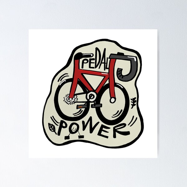 Item preview, Pedal Power - Cycling Motif designed and sold by lnewlfuk.