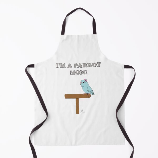Item preview, I'm a Parrot Mom! With a female blue parrotlet designed and sold by Laughing Parrot Studio.