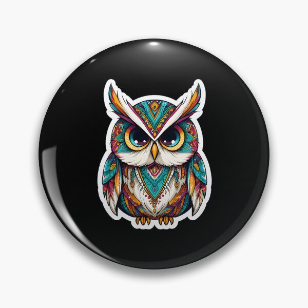 Item preview, Boho-Chic Bohemian Style Owl Cute Animal designed and sold by Lithuane.