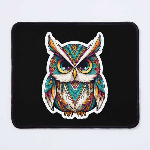 Item preview, Boho-Chic Bohemian Style Owl Cute Animal designed and sold by Lithuane.