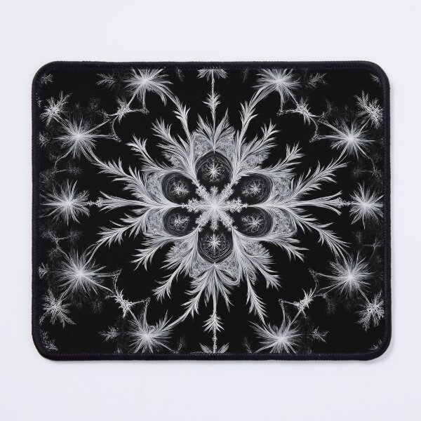 Item preview, Winter Snowflake Fractal Symmetry Pattern designed and sold by Traloch O'Laoi.