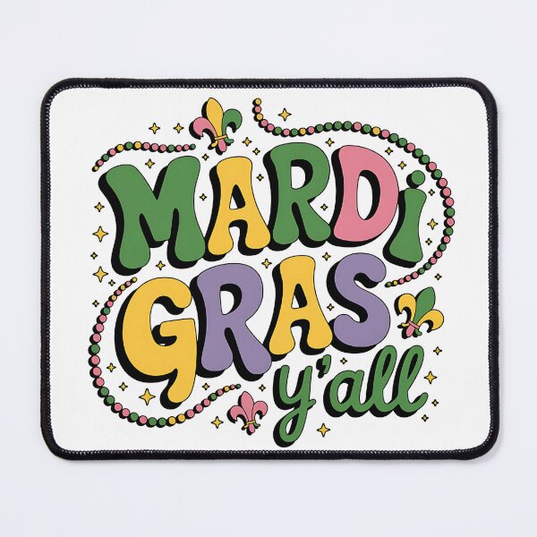 Item preview, Mardi Gras Bow, Fleur De Lis, Retro Mardi Gras, fat tuesday designed and sold by FunnyShop4you.