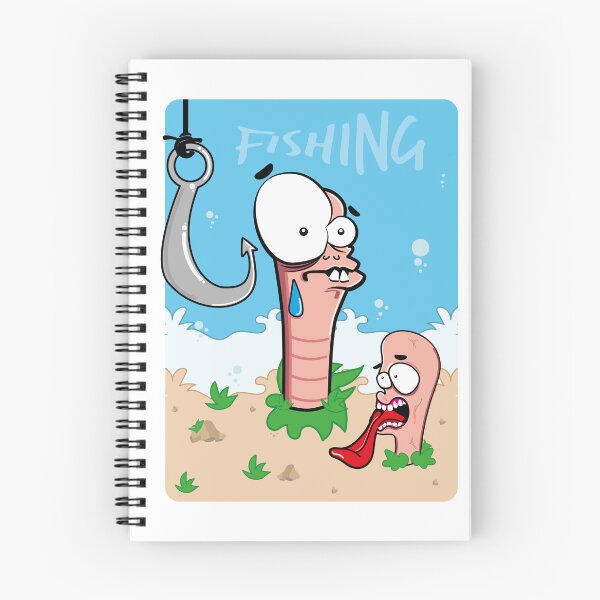 Item preview, Fishing Worms - A Comical Twist on Bait designed and sold by Caramel-Dog.