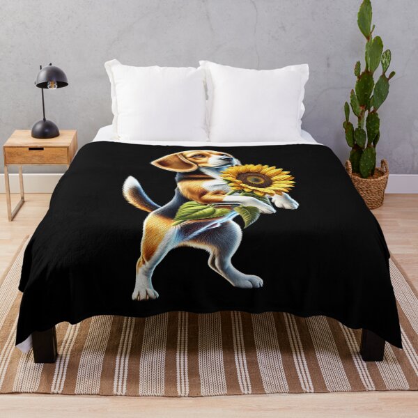 Item preview, Lindo Beagle con girasoles Amante de los perros Día de la Madre designed and sold by Kimberley King Art King Art.