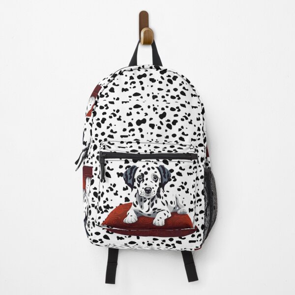 Item preview, Dalmatian Dog Puppy On Red Pillow White Background designed and sold by Ciervo Primavera.