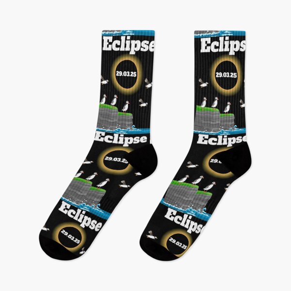 Item preview, Solar eclipses 29 March 2025 eclipse Puffin lover sea cliffs    designed and sold by Artstastic.