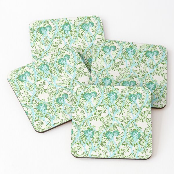Item preview, Seaweed & Coral - Green designed and sold by EKeener.