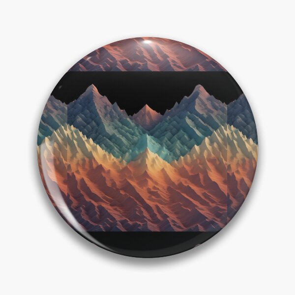 Item preview, Majestic Fractal Mountain Ridge Patterns designed and sold by Traloch O'Laoi.