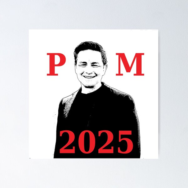 Item preview, Poilievre for PM 2025 designed and sold by OldStockCanada.