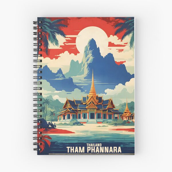 Item preview, Tham Phannara Thailand Vintage Retro Travel Tourism designed and sold by TravelersGems.